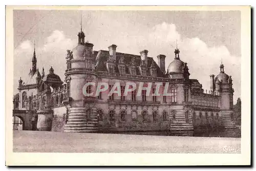 Ansichtskarte AK Chantilly Oise le Chateau facade nord est