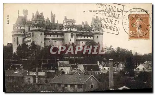 Ansichtskarte AK Pierrefonds Oise le Chateau cote nord est