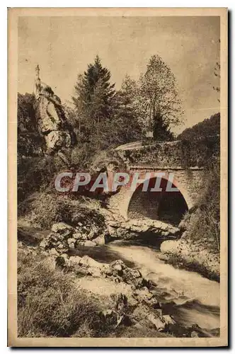Cartes postales La Correze touristique Gimel site classe le pont Notre Dame des Cascades