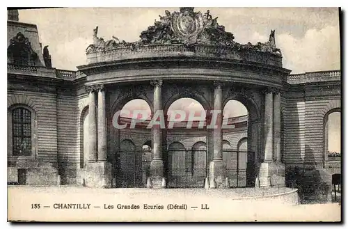 Ansichtskarte AK Chantilly les Grandes Ecuries Detail