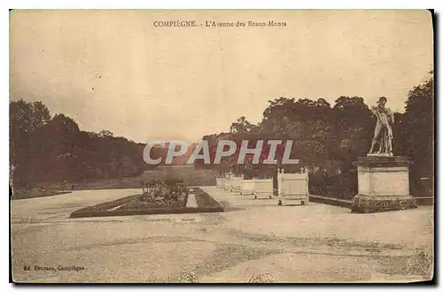 Ansichtskarte AK Compiegne l'Avenue des Beaux Monts