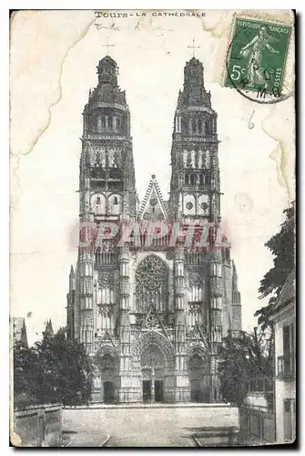 Cartes postales Tours la Cathedrale