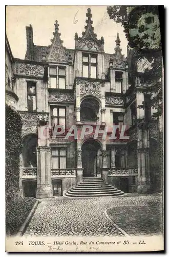 Cartes postales Tours Hotel Gouin Rue du Commerce