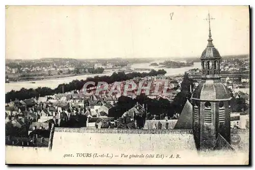 Cartes postales Tours I et L vue generale cote est