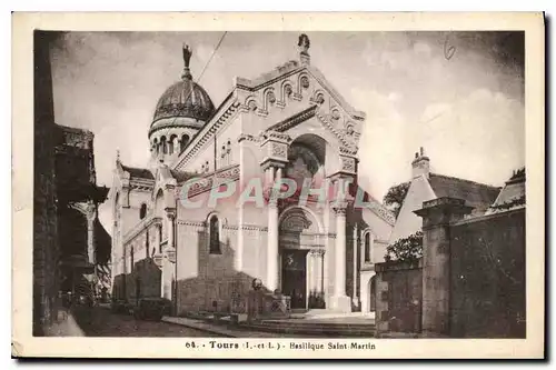 Cartes postales Tours I et L Basilique Saint Martin