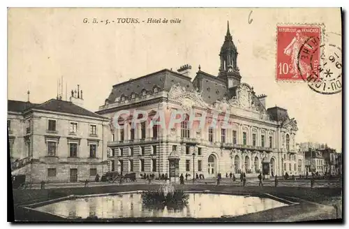 Cartes postales Tours Hotel de Ville