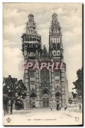 Cartes postales Tours la Cathedrale