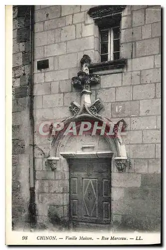 Cartes postales Chinon Vieille Maison rue Marceau