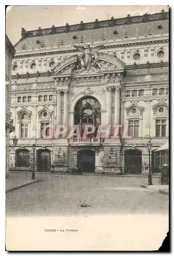 Cartes postales Tours le Theatre