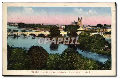 Cartes postales Tours I et L vue generale