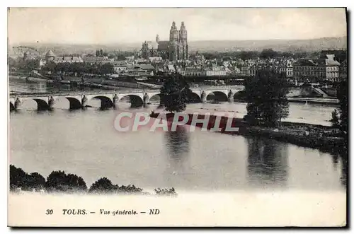 Cartes postales Tours vue generale