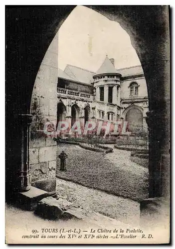 Cartes postales Tours I et L la Cloitre de la Psalette construit au cours des XV et XVI siecles l'Escalier