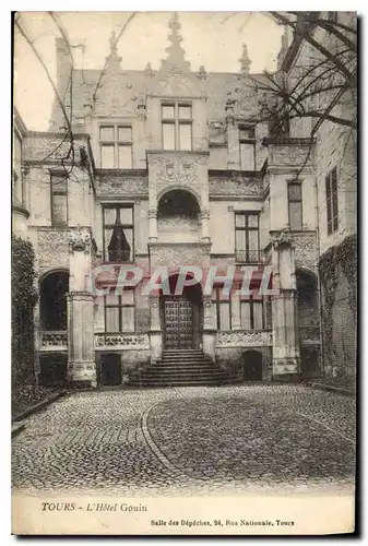 Cartes postales Tours l'Hotel Gouin