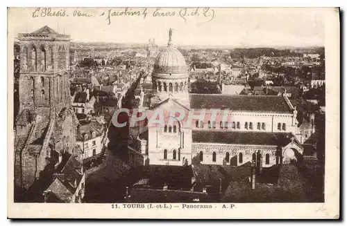 Cartes postales Tours I et L Panorama