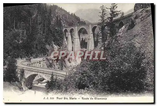 Ansichtskarte AK Pont Ste Marie Route de Chamonix