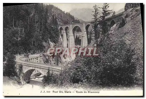 Cartes postales Pont Ste Marie Route de Chamonix