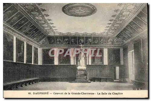 Ansichtskarte AK Dauphine Couvent de la Grande Chartreuse la salle du Chapitre