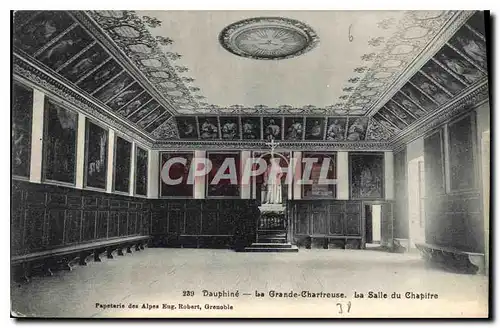 Cartes postales Dauphine La Grande Chartreuse la Salle du Chapitre