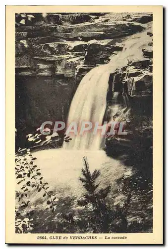 Cartes postales Clue de Verdaches la cascade