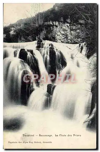 Cartes postales Dauphine Sassenage la Chute des Prises