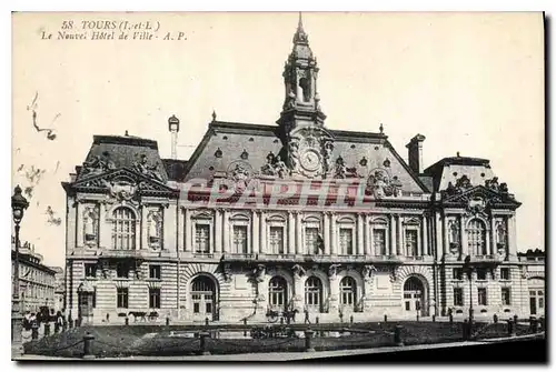 Cartes postales Tours I et L le Nouvel Hotel de Ville