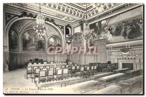 Cartes postales Tours le Nouvel Hotel de Ville la Salle des Mariages