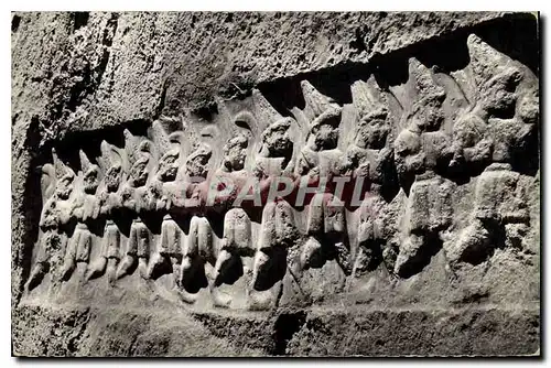 Ansichtskarte AK A Travers la Turquie Fabuleuse Realisation de Merry Ottin Bas Relief hittite procession des divi