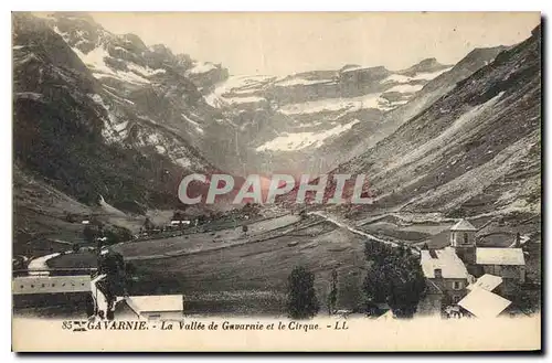 Cartes postales Gavarnie La Valle de Gavarnie et le Cirque