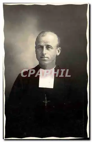 CARTE PHOTO Homme Pretre