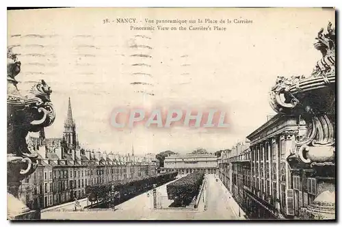 Cartes postales Nancy Vue panoramique sur la Place de la Carriere