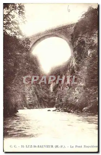 Cartes postales Luz St Sauveur H P Le Pont Napoleon