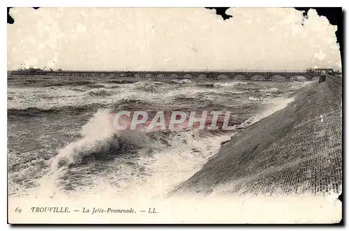 Cartes postales Trouville La Jetee Promenade