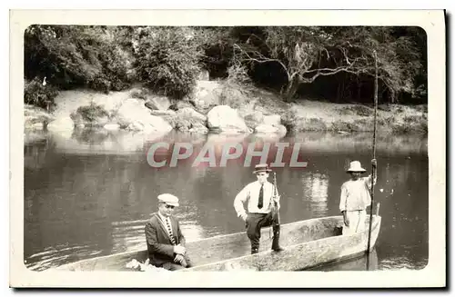 CARTE PHOTO Peche Pecheur