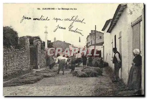 REPRO Ile de Re Le Battage du bin