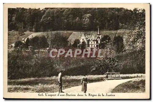 Cartes postales l'Aspect d'une Station dans le Regne de la Justice Pour vivre dans une Station de Regne de la Ju