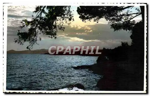 Cartes postales La Cote d'Azur Coucher de soleil