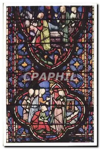 Cartes postales Legende de la croix l'Imperatrice Helene rassemble les Juifs de Jerusalem et les interroge