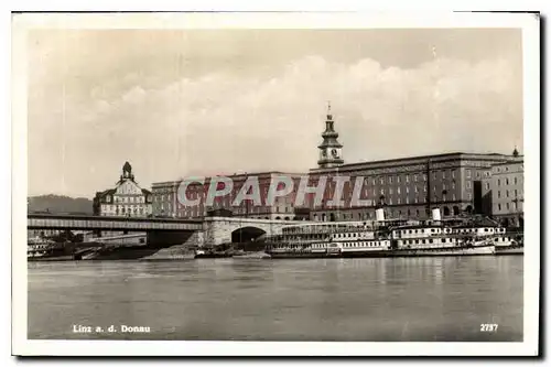 Cartes postales Linz a d Donau Bateau