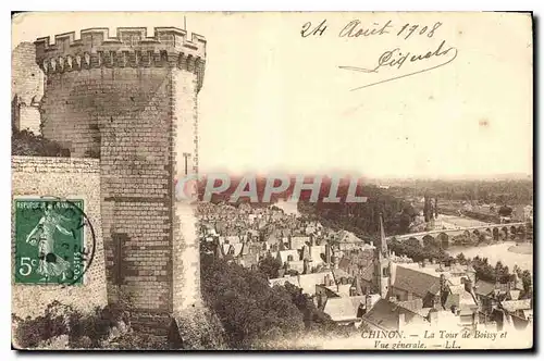 Cartes postales Chinon La Tour de Boissy et vue generale