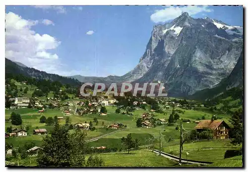 Cartes postales moderne Grindelwald mit Wetterhorn