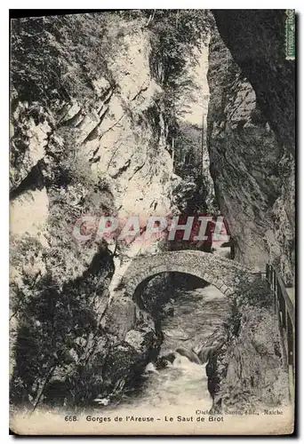 Cartes postales Gorges de l'Areuse Le Saut de Brot