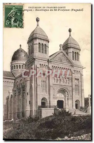 Ansichtskarte AK Excursion en Franche Comte Besancon Basilique de St Ferjeux Facade