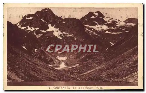 Cartes postales Cauterets Le Lac d'Estom