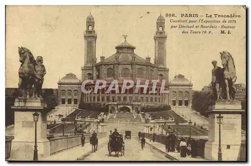 Cartes postales Paris Le Trocadero