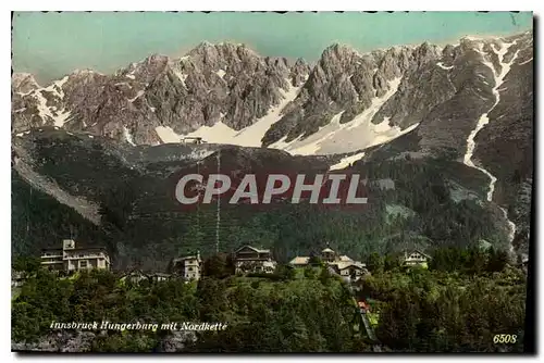 Cartes postales Innsbruck hungerburg mit Nordkette