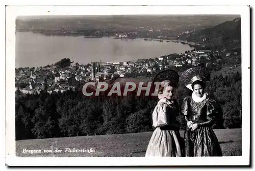 Cartes postales Bregenz von der Fluherstrasse Folklore