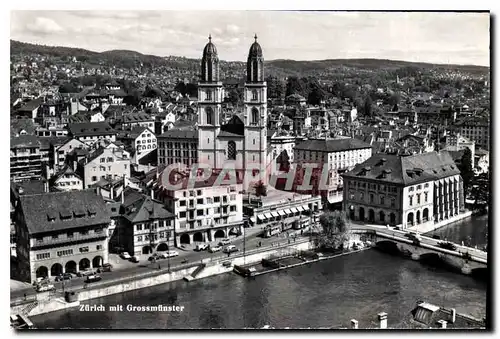 Cartes postales Zurich mit Grossmunster