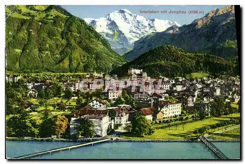 Cartes postales Interlaken mit Jungfrau