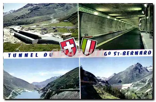 Cartes postales Tunnel du Gd St Bernard