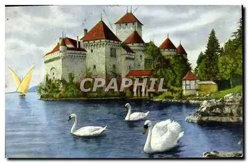 Cartes postales Lac Leman Le Chateau de Chillon